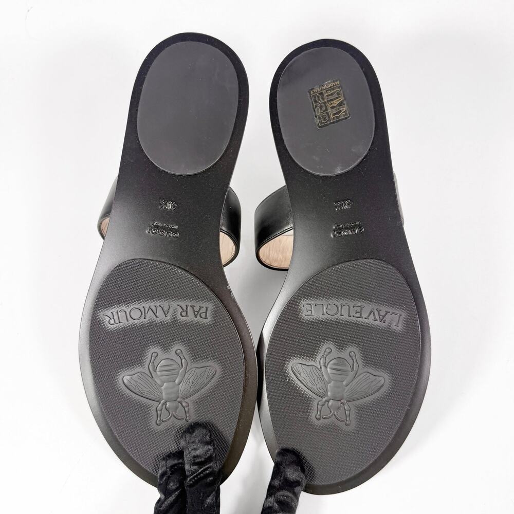 Gucci GG Marmont Calfskin Thong Sandal - Women’s 10.5 - Picture 6 of 8